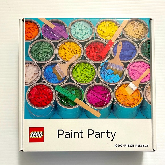 Lego Paint Party 1000 Puzzle - Picture 1 of 3